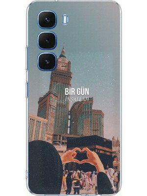 TechTree Infinix Hot 60 - Hot 60I Uyumlu Kabe Sevdası Baskılı Silikon Kılıf