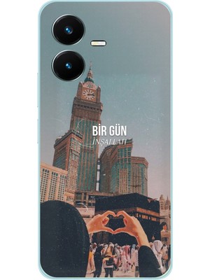 TechTree Vivo Y22S - Y35 Uyumlu Kabe Sevdası Baskılı Silikon Kılıf