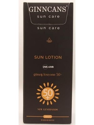 Skygo Cosmetıc & Cosmetıcs By Gınncans Sun Güneş Koruyucu Krem Spf+50++ Uva+Uvb Koruyucu Losyon Hassas Ciltler Için 150ML