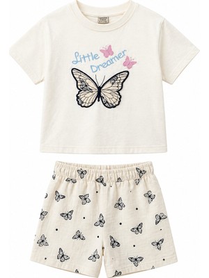 Baby Lory Kids Store Kız Çocuk Kelebek Detaylı Takım