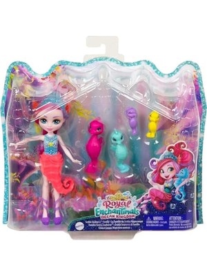 Skygo Enchantimals Aile Serileri Oyun Seti GJX43 - Sedda Seahorse
