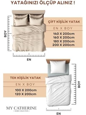 Skygo Lastikli & Hipoalerjenik Çarşaf |%100 Pamuk Penye Kumaş | Çift Kişilik 180X200 cm - Ekru, Luxcarsaf