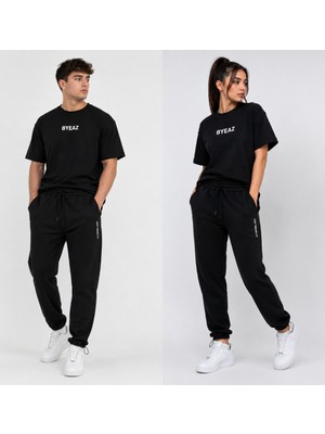 JUST WEAR ZT Unisex Premium Jogger Eşofman Altı Ayarlanabilir Paça Lastik Detaylı Flato Cepli