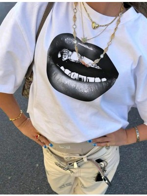 Divin Unisex Cool Ruck Baskılı Streetwear T-Shirt