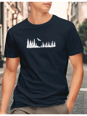 Divin Erkek Cool Baskılı Streetwear T-Shirt
