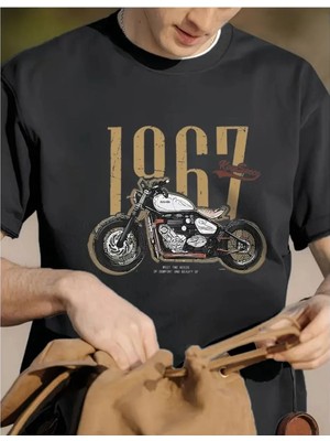 Divin Erkek Cool Baskılı Streetwear T-Shirt