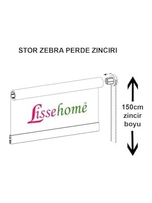 Skygo Stor ve Zebra Perde Mekanizma Zinciri (Beyaz Renk)