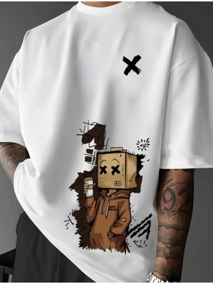 Divin Erkek Cool Baskılı Streetwear T-Shirt