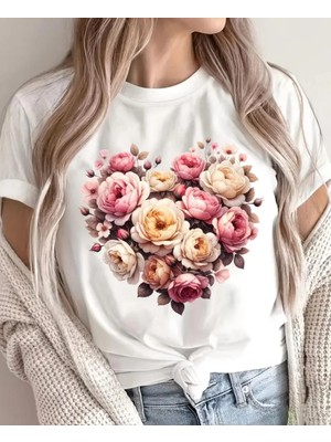 Divin Kadın Cool Baskılı Streetwear T-Shirt