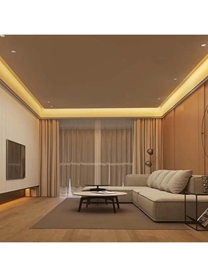 Skygo 10 Metre Şerit LED Günışığı Renk + 12V 10 Amper 120 Watt LED Trafo - 3 Dirençli Double Pcb - Oturma Odası, Yatak Odası ve Mutfak Için Gizli Aydınlatma