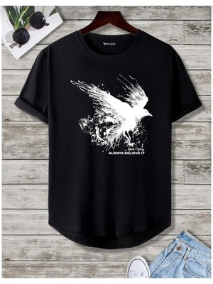 Divin Unisex Cool Altın Graphic Streetwear T-Shirt
