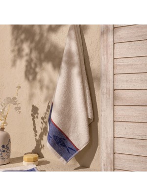 Matmel Soft Fisk Yüz Havlusu - Ekru - 50X90 cm