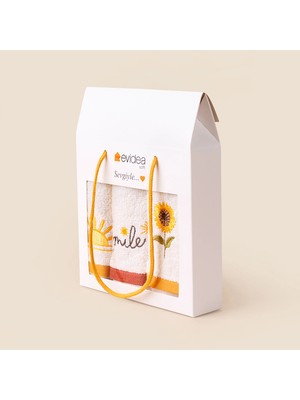 Matmel Soft Sun 3'lü Kutulu Hediyelik Havlu Seti - Ekru - 30X50 cm
