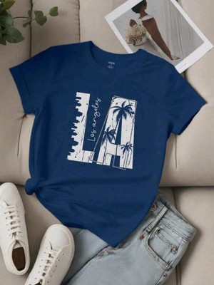 Divin Unisex Cool Mılan Baskılı Streetwear T-Shirt