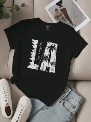 Divin Unisex Cool Mılan Baskılı Streetwear T-Shirt