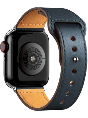 Durukar®   Watch 38MM KR415 Luaz Deri Kordon - Lacivert