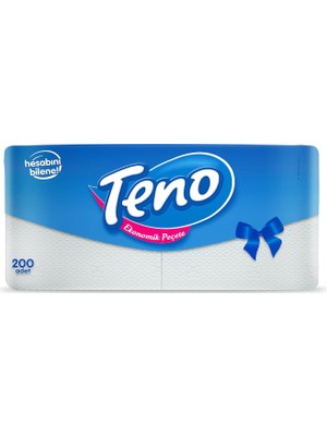 Mabeyn Teno Peçete Tek Katlı Beyaz 200 Adet