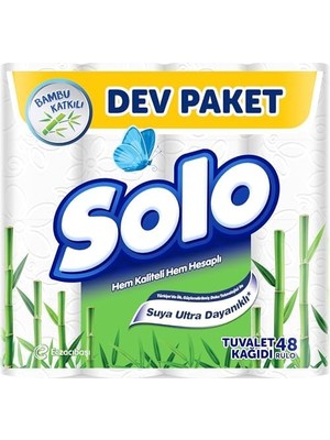 Mabeyn Solo Tuvalet Kağıdı 48 Li Bambu