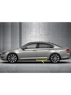 Mabeyn Sol Arka Kapı Bandı Çıtası Kromaj 3G0853333A Vw Passat B8 ile Uyumlu 2015-2019