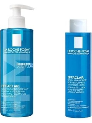 Mabeyn Effaclar Yağlı ve Sivilceye Eğilimli Ciltler Için Nazik Temizleyici ve Gözenek Sıkılaştırıcı Set