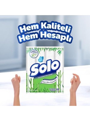 Mabeyn Solo Bambu Katkılı Tuvalet Kağıdı 32'li