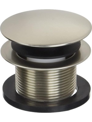 Mabeyn Westbrass A398R-07 1-1/2 Inç Npsm Kaba Iplik Mantar Uçlu Küvet Tahliye Durdurucu, Nikel