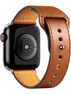Durukar®   Watch 42MM KR415 Luaz Deri Kordon - Kahverengi