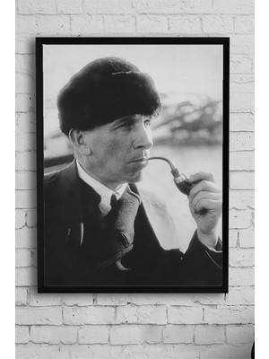 Skygo (PSTER13856) Alfred Wegener Bilimsel Çerçeveli Tablo (40X50CM)