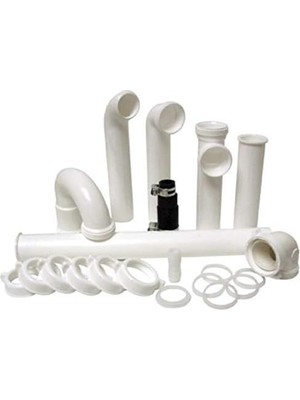 Mabeyn Pf Waterworks PF0989 Çöp Imhası Kurulum Kiti, Beyaz