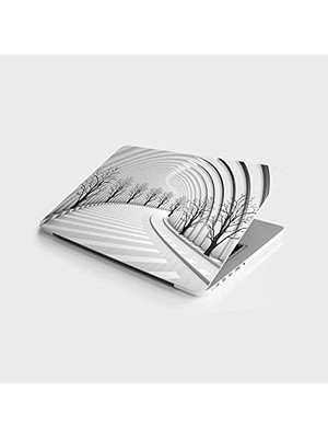 Mabeyn Laptop Bilgisayar Notebook Pc Kaplama Etiketi 3D Yol Ağaç