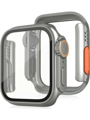 Esranın Dünyası Newface Apple Watch 44MM Watch 49MM Kasa Dönüştürücü ve Ekran Koruyucu - Yıldız Işığı
