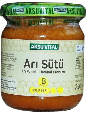 Mabeyn Aksu B Vitaminli Ham Bal Polen Karışımı Çocuk Arı Sütü 7.000 Mg