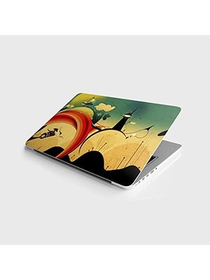Mabeyn Laptop Notebook Pc Kaplama Etiketi Soyut Manzara