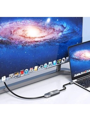 Mabeyn Type-C To HDMI Çevirici USB C To HDMI Adaptör Uyumlu HC03