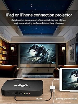Mabeyn L8-Hl iPad Lightning To 4K 1080P Hd HDMI Lightning Pd Çevirici Hub Adaptör