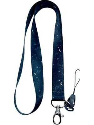 Mabeyn Galaksi Takım Yıldızı Boyun Ipi Telefon Askısı Lanyard