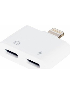 Mabeyn Şarj ve Kulaklik Çoklayici Çevi̇ri̇ci̇ Adaptör Lightning To 2 x Type-C