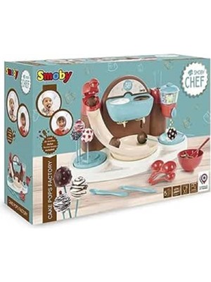 Mabeyn 312115, Smoby Chef Kek Fırın Fabrikası, Aksesuarlı, Kapsamlı Set, Kaydıraklı Fırın, Smoby Chef Cake Bakery