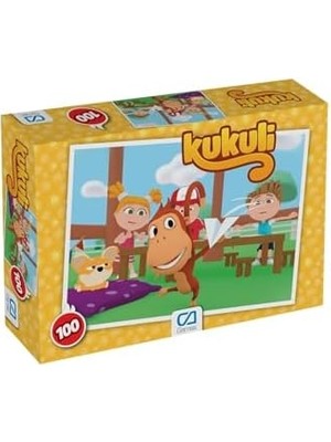 Mabeyn Kukuli Lisanslı 100 Parça 34X24CM Çocuk Puzzle Yapboz Serisi