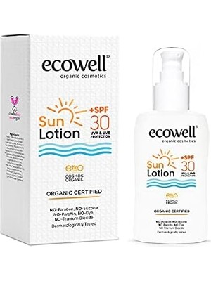Mabeyn Ecowell Organik Güneş Losyonu 30 Spf, 150 ml