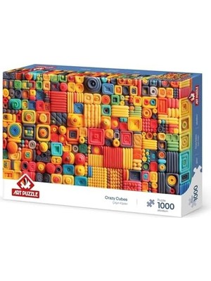 Mabeyn Çılgın Küpler 1000 Parça Puzzle