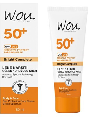 Mabeyn Wou Leke Karşıtı Güneş Kor. Krem 50ML