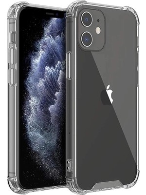 TKÇ Iphone 12-Iphone 12 Pro 6.1 Anti-Drop Silikon Kılıf SHOCKPROOF-(5775)