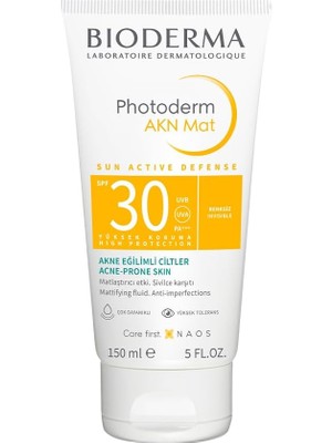 Mabeyn Photoderm Akn Mat Sivilce Karşıtı Güneş Kremi Yağlı Akne Eğilimli Ciltler Matlaştırıcı Etki 150 ml
