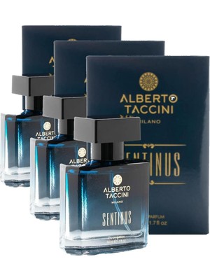 Mabeyn Alberto Taccini Sentinus Erkek Parfümü 50 ml (3 Paketi)