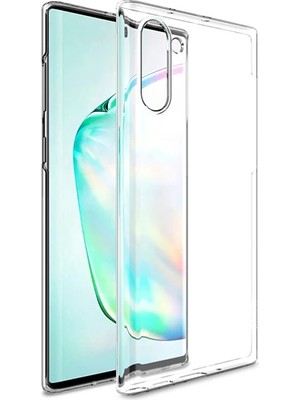 TKÇ Ally Samsung Galaxy Note 10 Ultra Slim Fit Şeffaf Silikon KILIF-(5775)