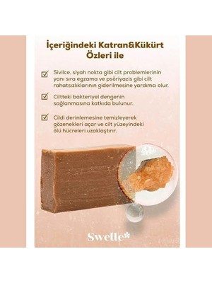 Mabeyn Doğal Kükürt Sabunu – Yüz ve Vücut Için Sivilce Karşıtı Temizleyici ve Peeling – Siyah Noktalar, Akneyi ve Sebumu Düzenler – Tüm Cilt Tipleri, Erkekler ve Kadınlar