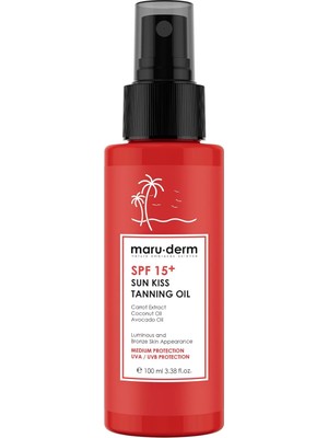 Mabeyn Maru.derm Spf 15+ Bronzlaştırıcı Güneş Yağı 100 ml