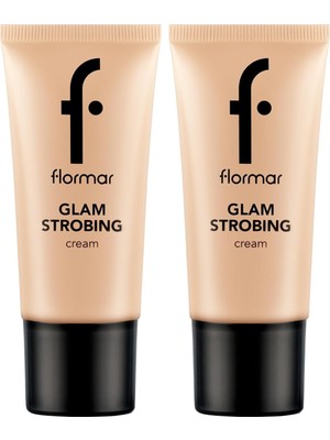 Mabeyn Glam Strobing Cilde Işıltı Veren Hafif Yapılı Makyaj Bazı (2 Paketi)