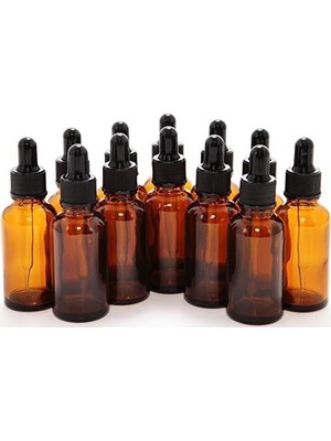 Mabeyn Vivaplex 12,, 1oz Cam Şişeler, Cam Göz Damlalıklı
